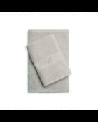 Asciugamano in cotone pettinato + telo da bagno - Nuage Sable - 50x100 cm + 70x140 cm