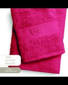 Asciugamano in cotone pettinato + telo da bagno - Pink blush cloud - 50x100 cm + 70x140 cm