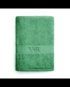 Telo da bagno in cotone pettinato - Cloud bottle green - 100x150 cm