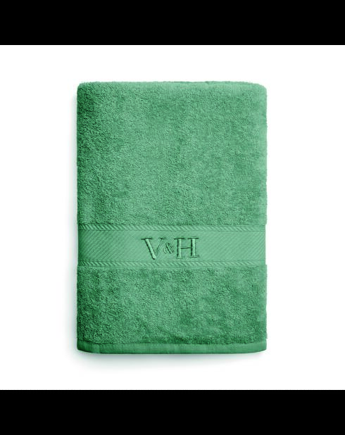 Telo da bagno in cotone pettinato - Cloud bottle green - 100x150 cm