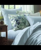 Set de 2 taies d'oreiller coton percale - Aix-Marseille Bleu clair - 2x(50x70 cm)