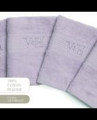 Asciugamano per ospiti in cotone pettinato - Nuage Lilac - 4x (30x30 cm)