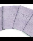 Asciugamano per ospiti in cotone pettinato - Nuage Lilac - 4x (30x30 cm)