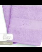 Telo da bagno in cotone pettinato - Nuage Lilac - 2x (70x140 cm)