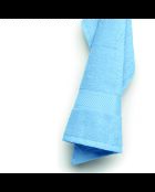 toallas de mano de algodón peinado - Nube de polvo azul - 2 x (45 x 45 cm)