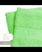 Toalla de algodón peinado - Prairie Green Cloud - 2x (50x100 cm)