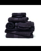 Set completo di biancheria da bagno in cotone pettinato - Dark Grey Cloud - 4x (50x100 cm) + 2x (70x140 cm) + 2x (15x21 cm) + 2x (15x21 cm) + 2x (30x30 cm)