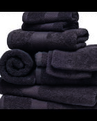 Set completo di biancheria da bagno in cotone pettinato - Dark Grey Cloud - 4x (50x100 cm) + 2x (70x140 cm) + 2x (15x21 cm) + 2x (15x21 cm) + 2x (30x30 cm)