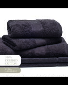 Set completo di biancheria da bagno in cotone pettinato - Dark Grey Cloud - 2x (50x100 cm) + 70x140 cm + 50x70 cm
