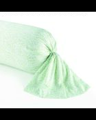 Custodia in cotone satinato - Foglie d'amore verdi - 43x210 cm