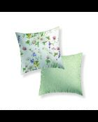 Taie d'oreiller satin de coton - Splendeur du printemps Blanc - 2x(63x63 cm)