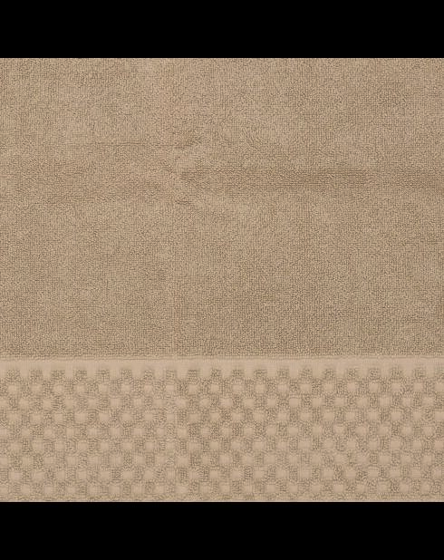 Tapis de bain coton - design 18 Taupe - 50x70 cm