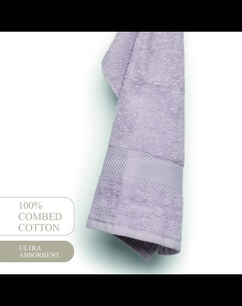 asciugamani in cotone pettinato - Nuage Lilac - 2x (45x45 cm)
