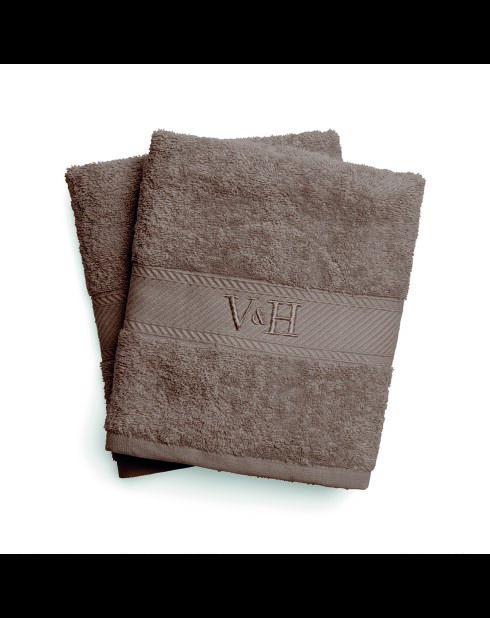 Telo da bagno in cotone pettinato - Brown Cloud - 2x (70x140 cm)
