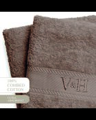 Telo da bagno in cotone pettinato - Brown Cloud - 2x (70x140 cm)