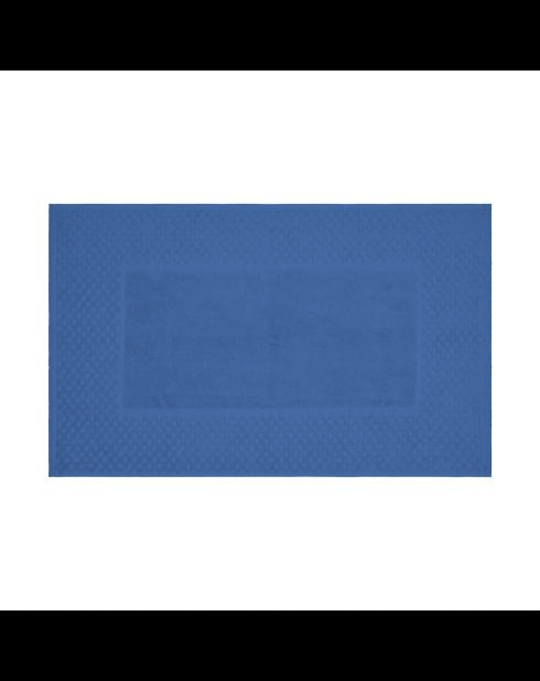 Baumwoll-Badematte - Design 18 Graublau - 50x70 cm