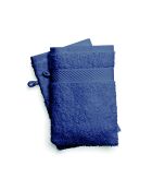 Gant de toilette coton peigné - Nuage Bleu gris - 2x(15x21 cm)