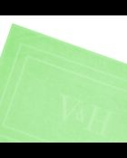 Tapis de bain coton - design 19 Vert prairie - 60x100 cm