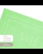 Tapis de bain coton - design 19 Vert prairie - 60x100 cm