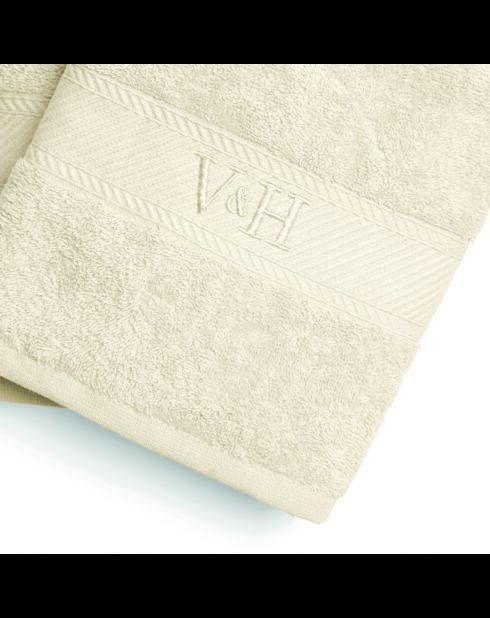 Asciugamano in cotone pettinato - Ivory Cloud - 2x (50x100 cm)