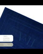 Baumwoll-Badematte - Design 19 Dunkelblau - 60x100 cm