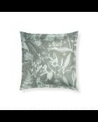 Taie d'oreiller satin de coton - Toile de jouy Taupe