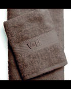 Asciugamano in cotone pettinato + telo da bagno - Brown Cloud - 50x100 cm + 70x140 cm