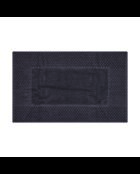 Tapis de bain coton - design 18 Gris foncé - 50x70 cm