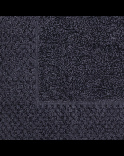Tapis de bain coton - design 18 Gris foncé - 50x70 cm