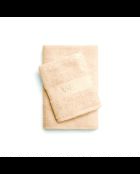 Serviette + drap de bain coton peigné - Nuage Ivoire - 50x100 cm + 70x140 cm