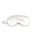 Masque de nuit en soie - Lunea Blanc - 8.5x20.5 cm