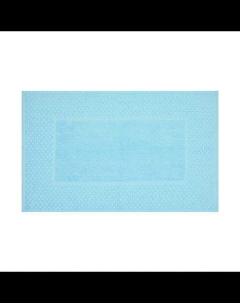 Tapis de bain coton - design 18 Poudre bleu - 50x70 cm