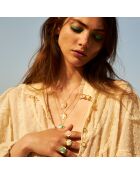 Swann goud/rosegouden ring