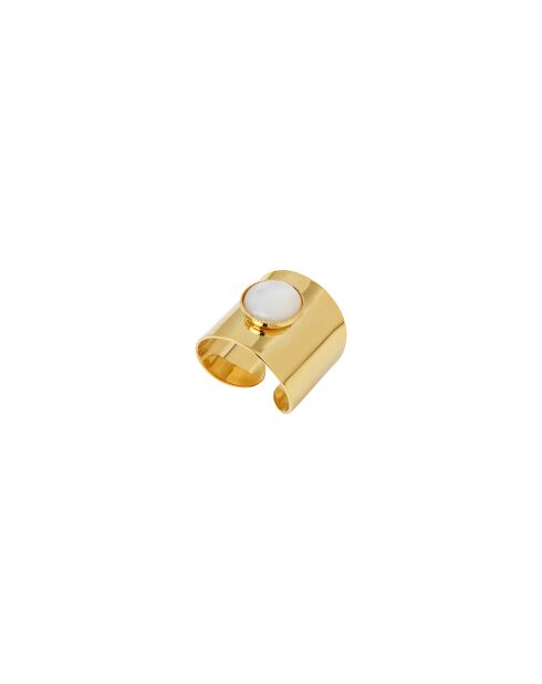 Minimale goud/witgouden ring