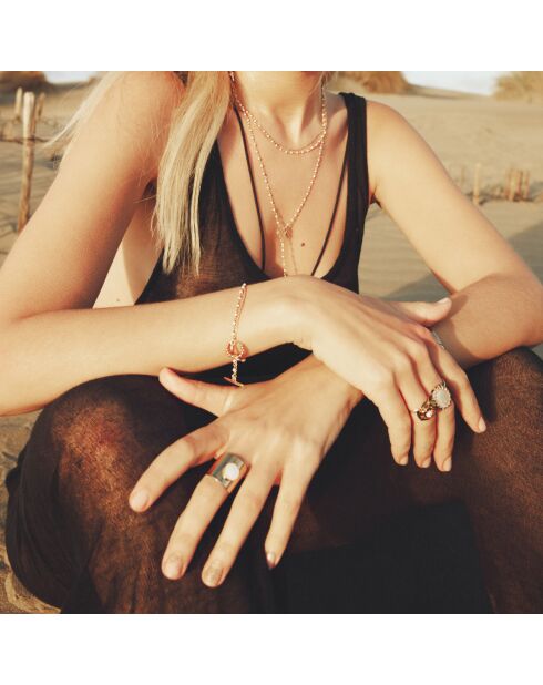 Minimale goud/witgouden ring