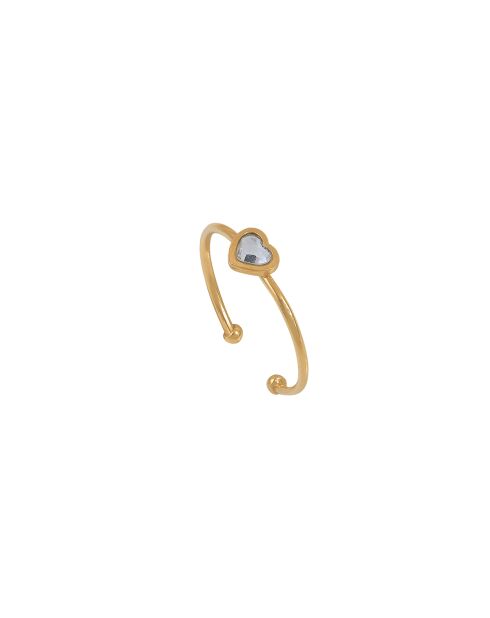 Schöner Gold/Weißgoldring