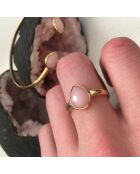 Victoria goud/roségouden ring