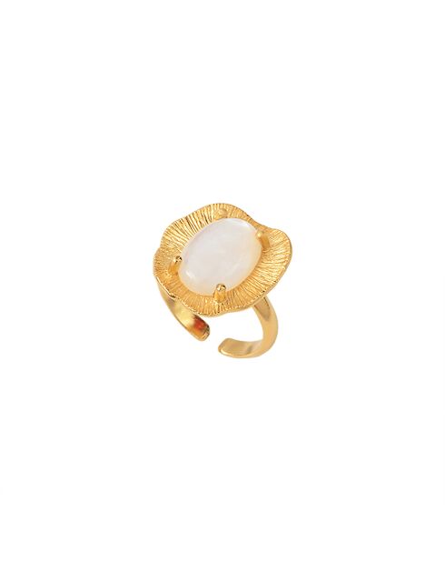 Swann goud/witgouden ring