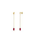 Pendientes Venus en oro fino/oro rosa