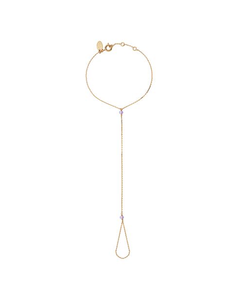 Gioielli a mano Venus in oro oro/viola