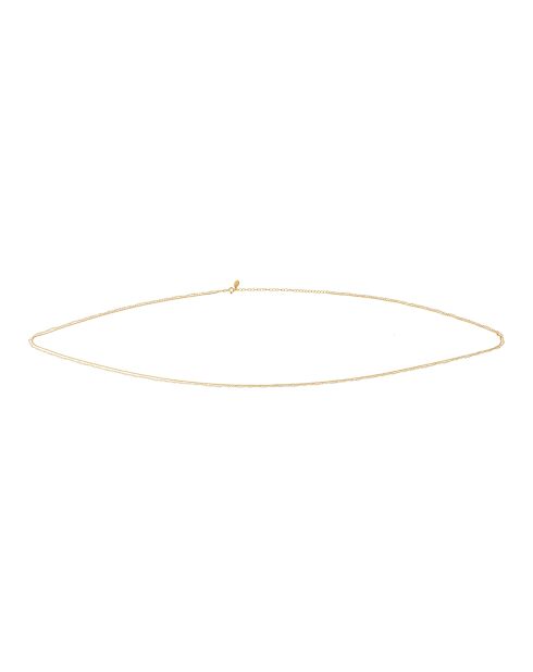 Cadena para ombligo Roxane en oro fino/oro azul