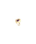 Anillo Iris en oro fino y morado