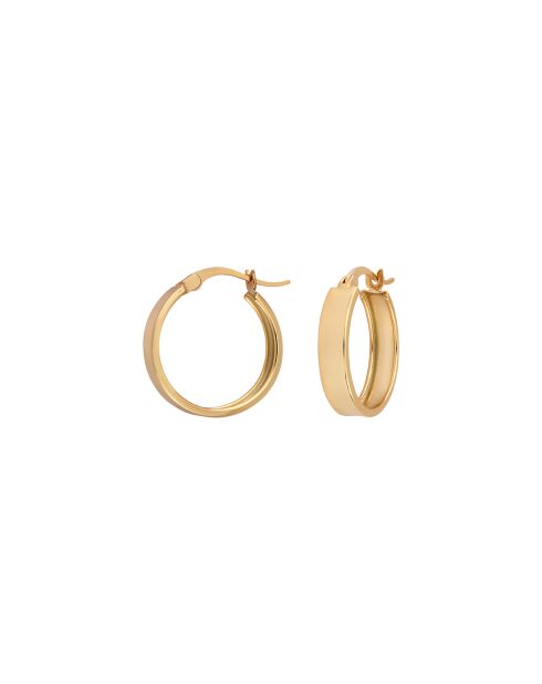 Pendientes de aro dorados Fiona