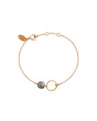 Fiji goud/witte fijngouden armband