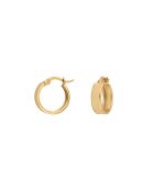 Pendientes de aro dorados Fiona