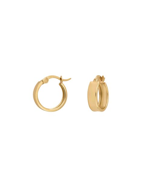 Pendientes de aro dorados Fiona