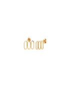 Pendientes Janis chapados en oro