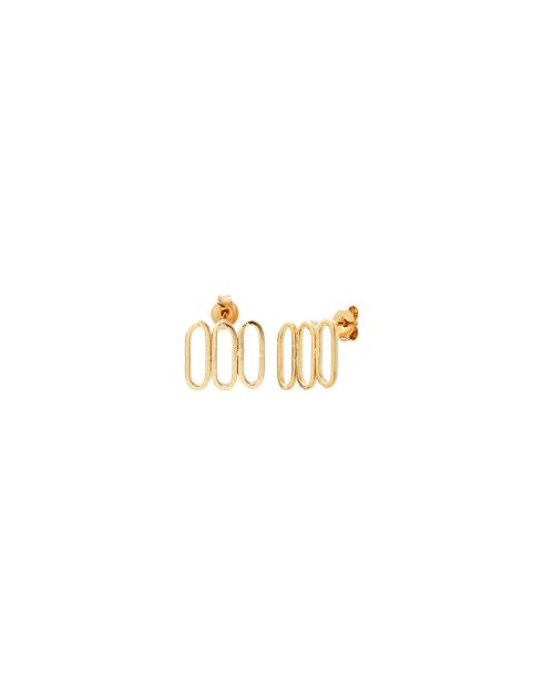 Pendientes Janis chapados en oro