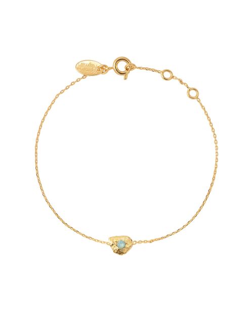 Pulsera Eleven oro/oro fino azul