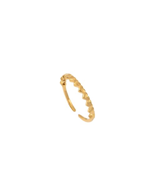 Bague Connor à l'or fin à l'or fin dorée